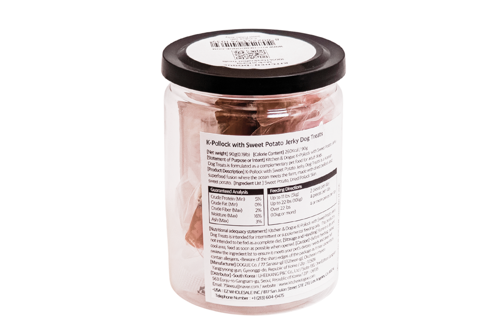 K-Pollock with Sweet Potato Jerky