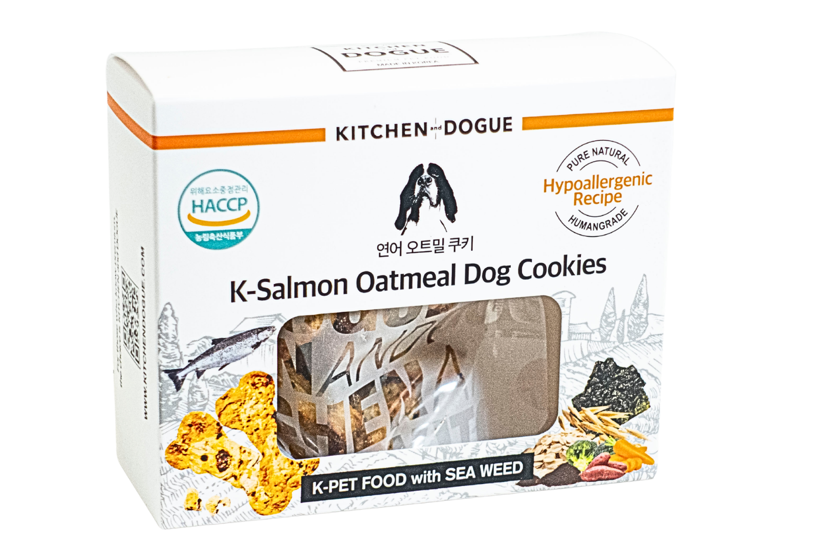 K-Salmon Oatmeal Dog Cookies