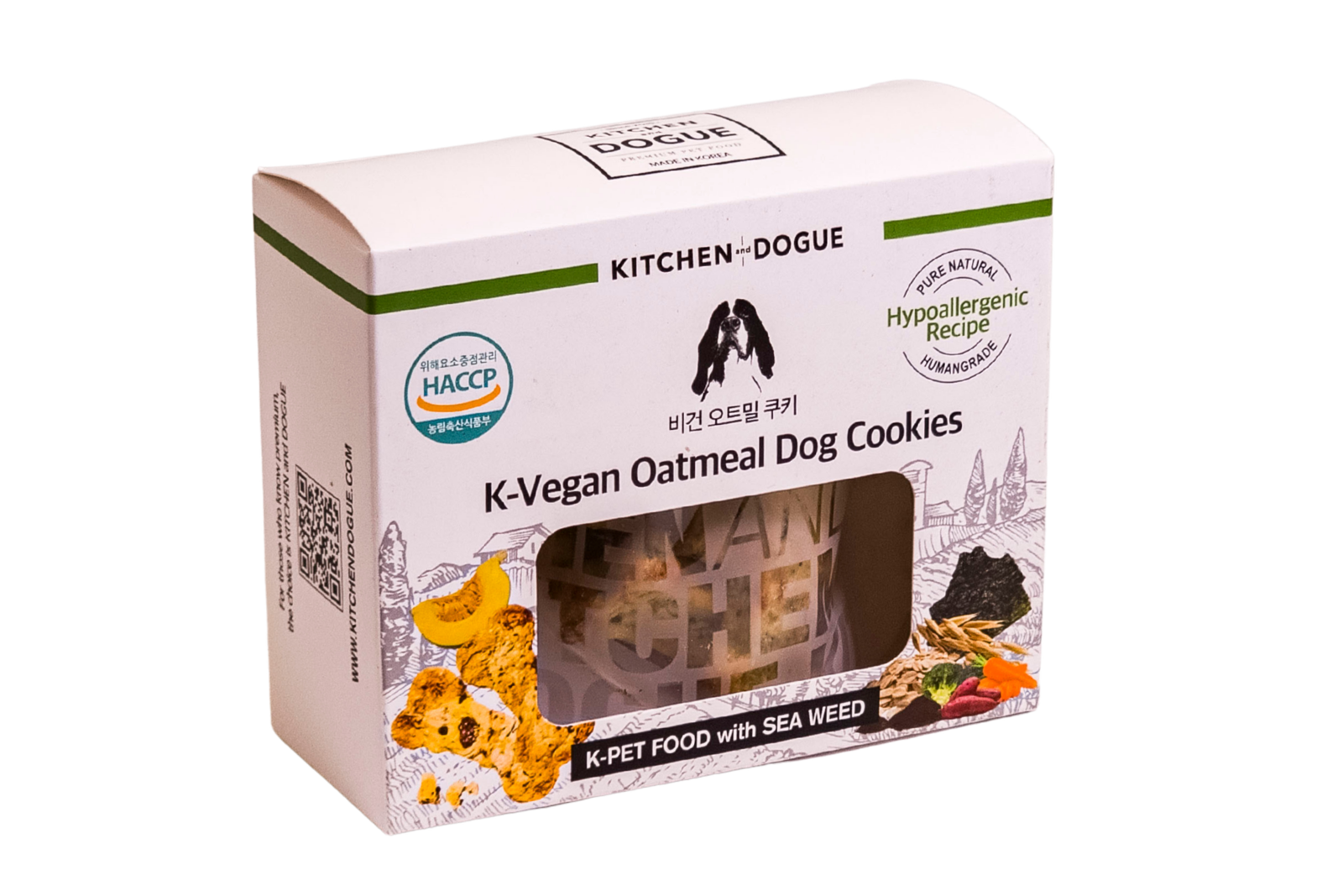 K-Vegan Oatmeal Dog Cookies