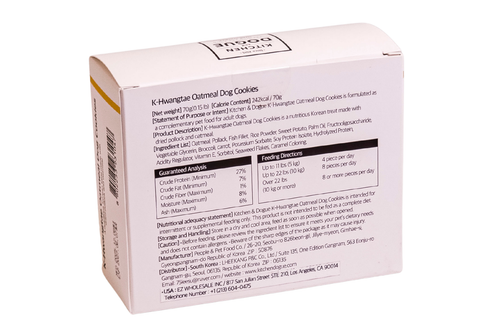 K-Hwangtae Oatmeal Dog Cookies